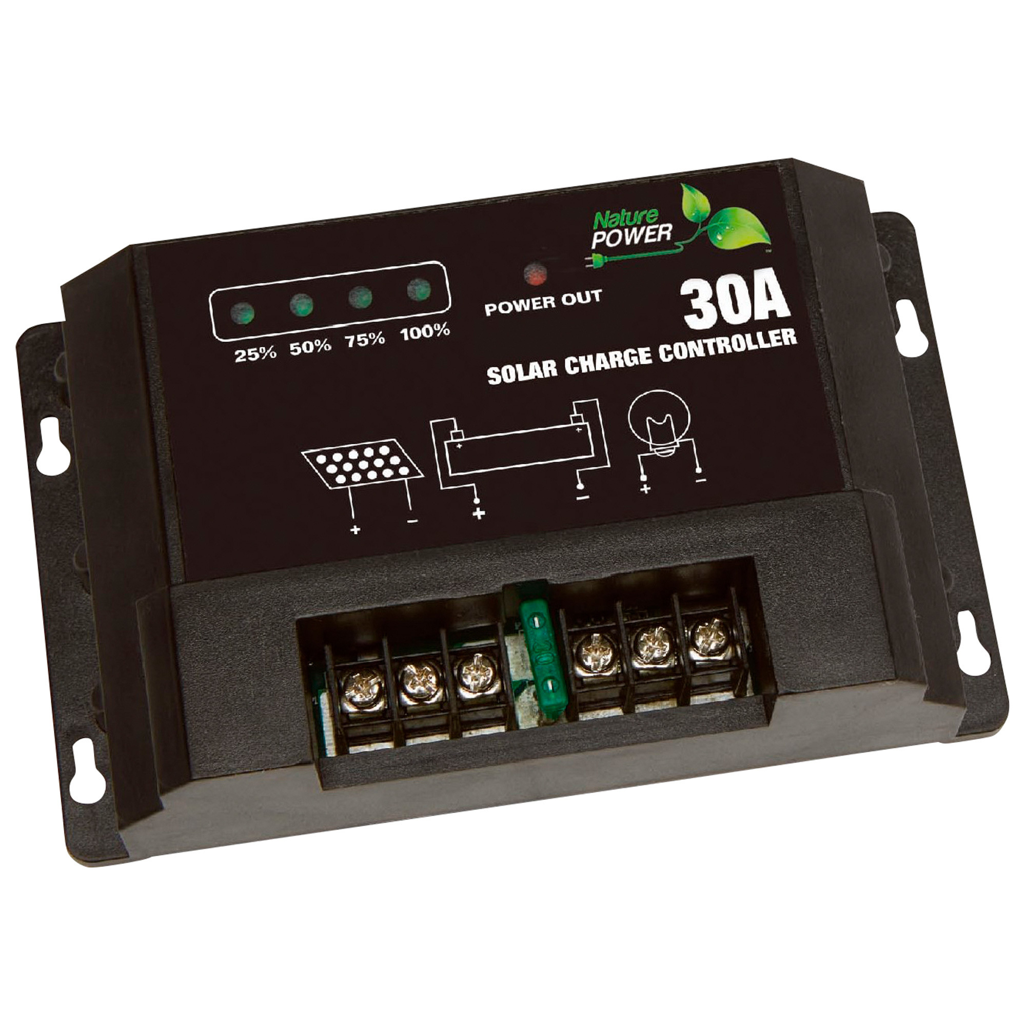 Nature Power Charge Controller, 30 Amps, Model# 16030